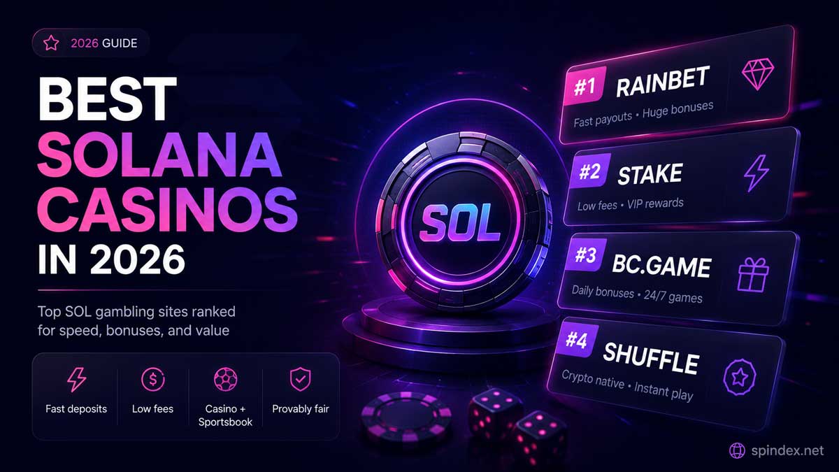 Best Solana Casinos in 2026: Top SOL Gambling Sites Ranked