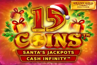 15 Coins Grand Gold Edition Santa's Jackpots artwork