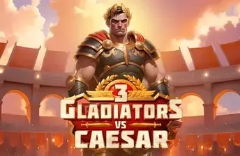 3 Gladiators Vs Caesar artwork