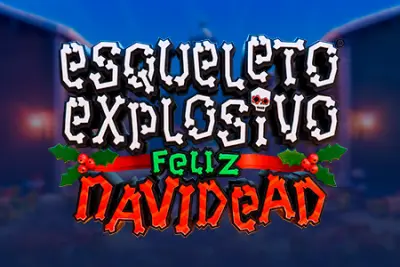 Esqueleto Explosivo Feliz Navidead artwork