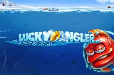 Lucky Angler: A Snowy Catch artwork