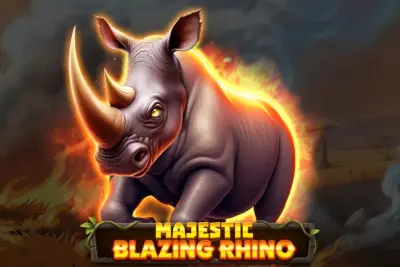 Majestic Blazing Rhino artwork