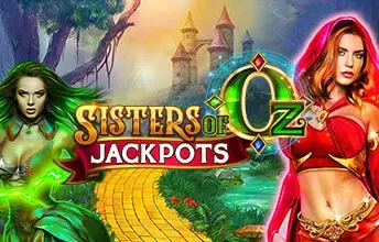 Sisters of Oz Jackpots artwork